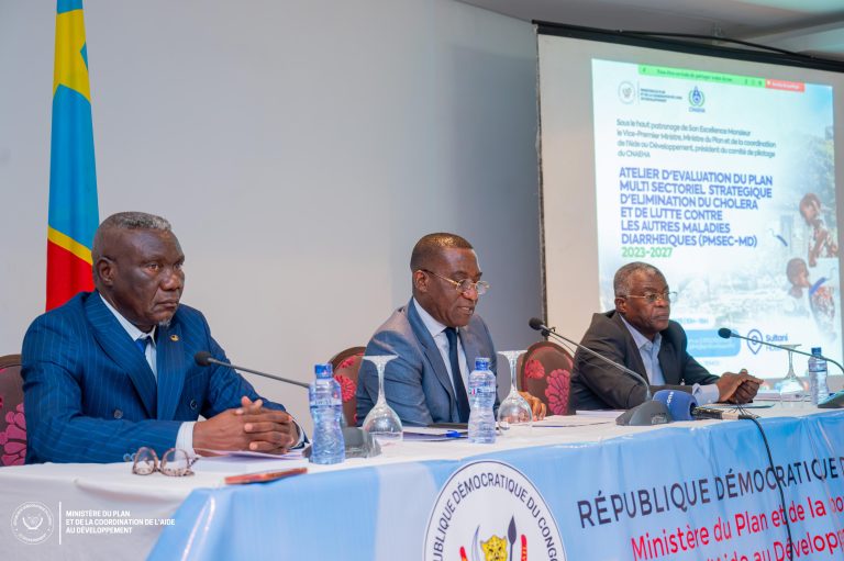 Guylain Nyembo lance l’atelier d’évaluation du Plan stratégique multisectoriel d’élimination du choléra et des maladies diarrhéiques (PMSEC-MD 2023-2027)