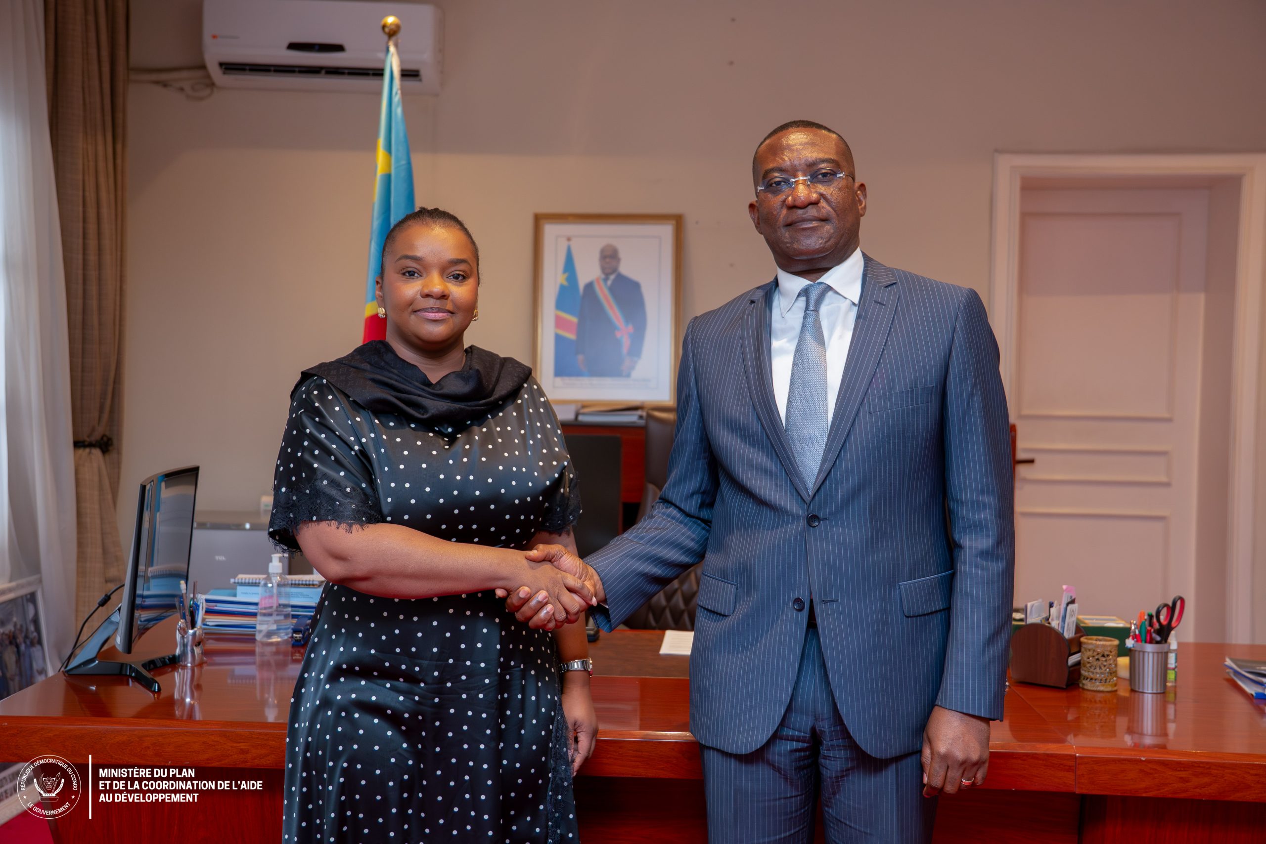 Coordination de l’aide et mobilisation des investissements : Guylain Nyembo renforce les synergies entre le Plan et les Affaires étrangères